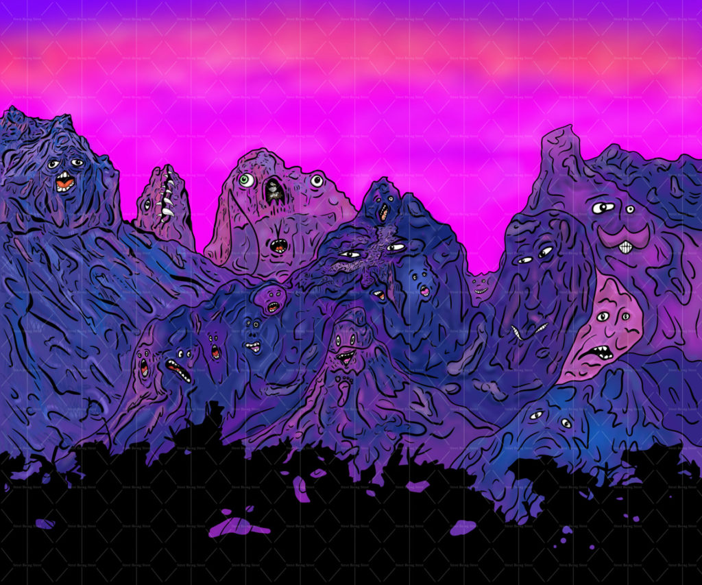 Magenta mountains WM